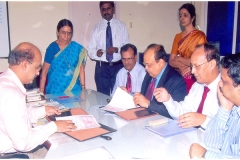 Signing of MoU with RBI